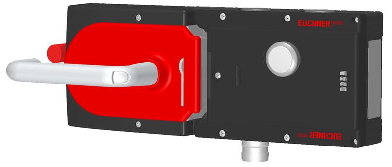 Euchner MGB-L1HE-ARA-L-121040 Locking set MGB-L1HE-ARA, (guard locking by spring force) with 1 pushbutton, RC18 Turkey