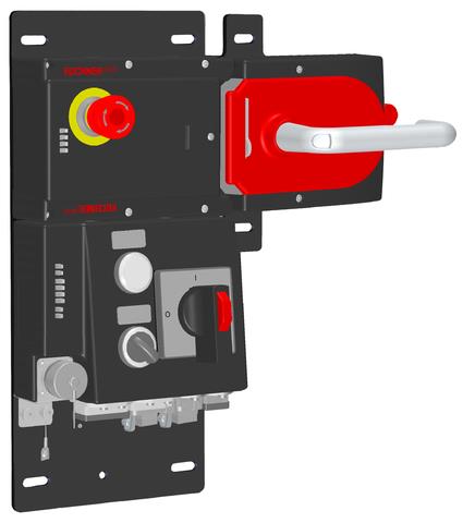 Euchner MGB-L1HEB-PNA-R-156195 Locking set MGB-L1-PN (guard locking by spring force) with 4 control elements, push-pull plug, RC12 Turkey