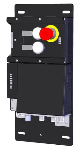 Euchner MGB-L2B-EIA-L-127678 Locking module MGB-L2-EI (guard locking by solenoid force) with 2 pushbuttons, emergency stop Turkey