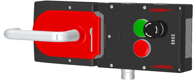 Euchner MGB-L2H-ARA-L-111926 Locking set MGB-L2H-ARA (guard locking by solenoid force) with 2 indicators, machine stop, RC18 Turkey