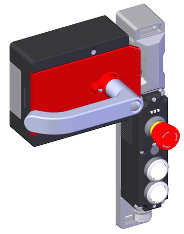 Euchner MGBS-P-L2H-AR-U-L-SH-160523 MGBS set AR, M23, emergency stop, 2 pushbuttons, door hinge on left Turkey
