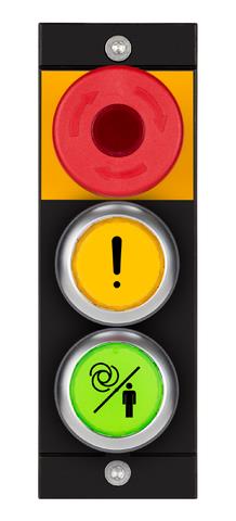 Euchner MSM-1-P-TA-BPP-I5-167902 Submodule MSM-1-P (illuminated emergency stop, 2 illuminated pushbuttons with symbol) Turkey