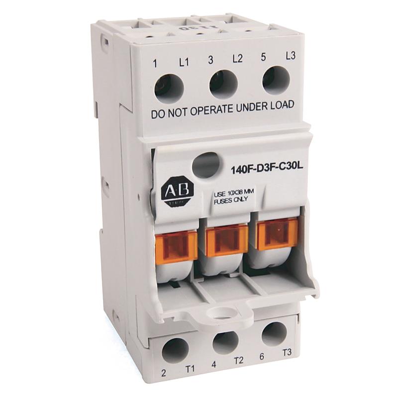 Allen Bradley 140F-D3F-C30L 30 A UL Midget Fuse Holder - LED Turkey