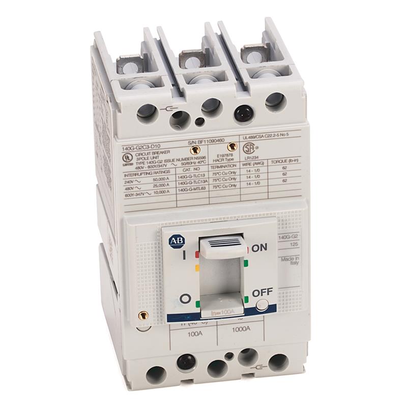 Allen Bradley 140G-G2C3-D11 140G 125A Frame Molded Case Ckt-Bkr Turkey