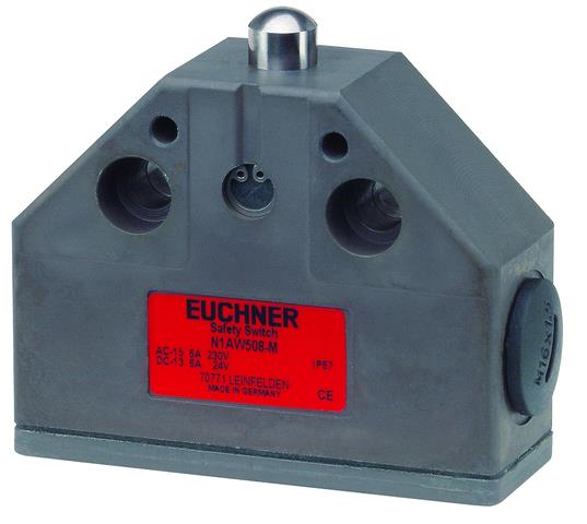 Euchner N1AW514SVM5-M Single hole fixing limit switch N1AW, rounded plunger and plug connector SVM5 Turkey