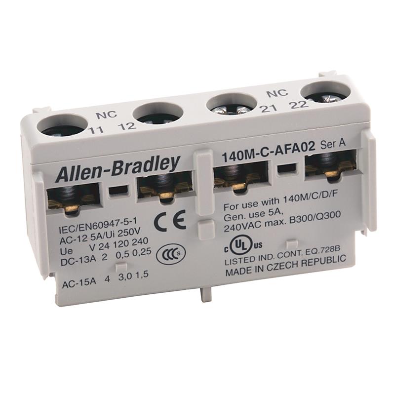Allen Bradley 140M-C-AFA02 Internal Auxiliary Contact - 2 NC Turkey