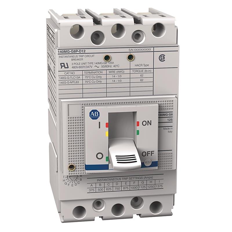 Allen Bradley 140MG-G8P-D12-KJ Mtr Protection Ckt-Bkr Turkey