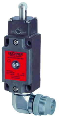 Euchner NZ2RS-511L060C1631 Safety switch NZRS, roller plunger, steel roller ø 12 mm, plug connector SR6 Turkey