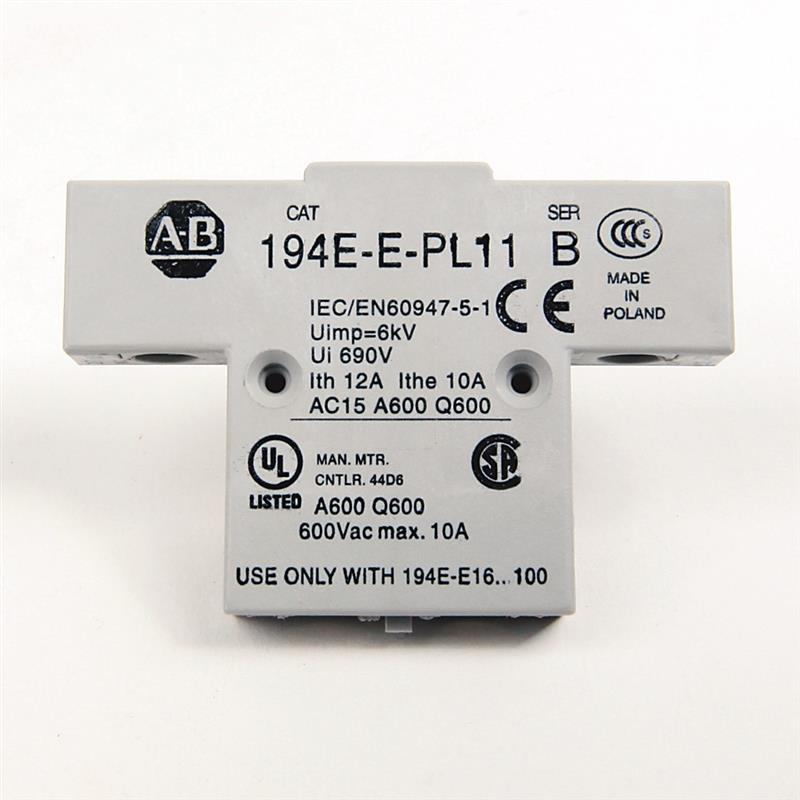 Allen Bradley 194E-E-PL11 Auxiliary Contact Block Turkey