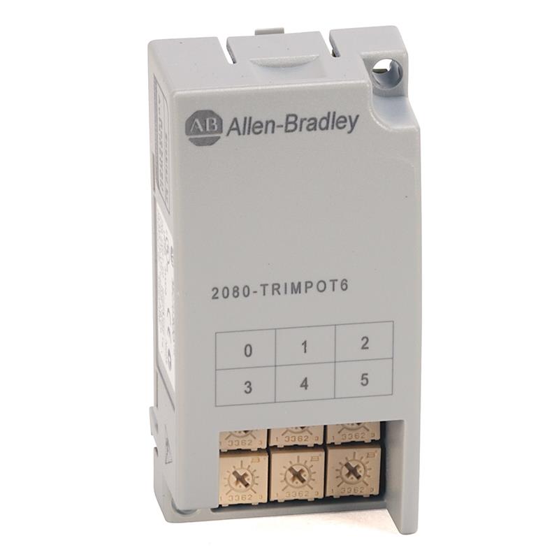 Allen Bradley 2080-TRIMPOT6 Micro800 6 Point Trim Pot Plug-In Turkey