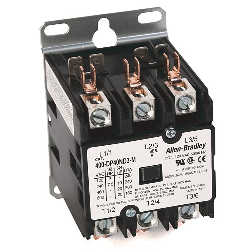 Allen Bradley 400-DP40ND3 40 Amp Definite Purpose Contactor Turkey