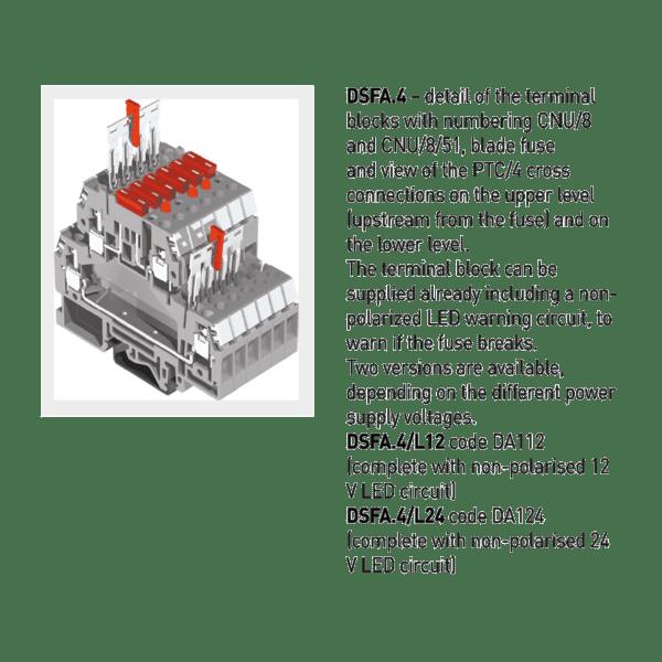 Cabur DA112 2 LEVELS FUSE-HOLDER Turkey