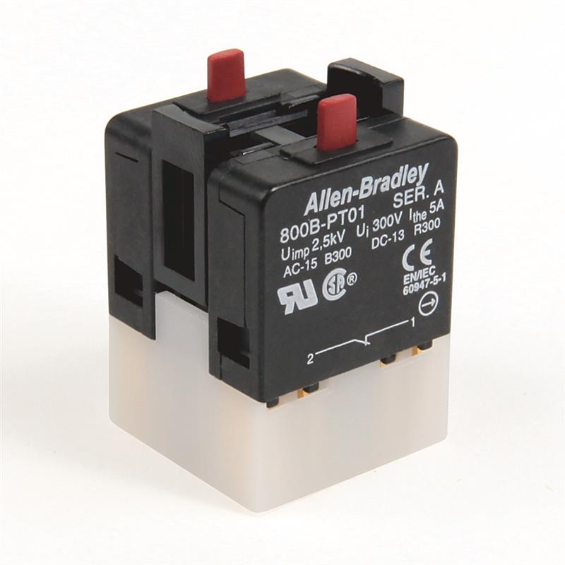 Allen Bradley 800B-PT02 2 NC Slow Make/Break Turkey
