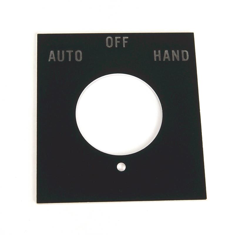 Allen Bradley 800H-Y1 800H PB AUTO-OFF-HAND Std Legend Plate Turkey