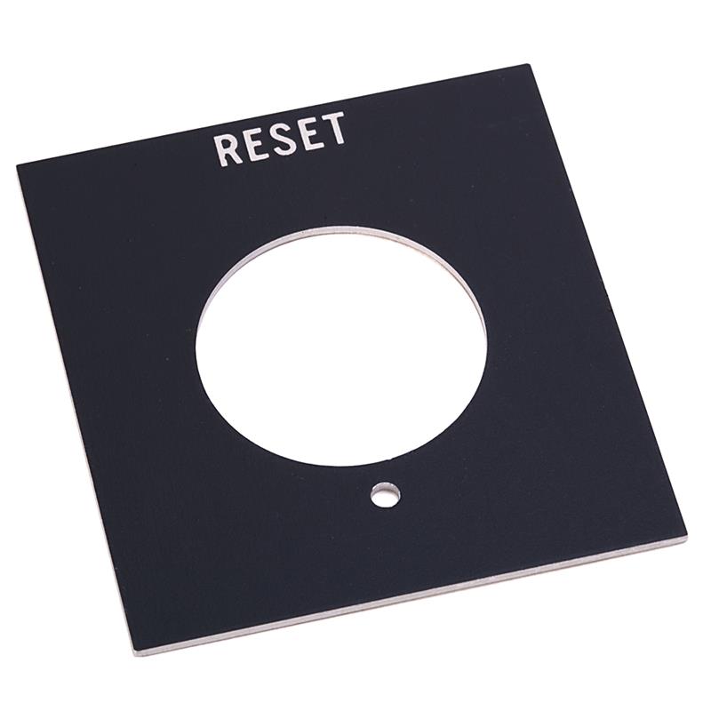 Allen Bradley 800H-Y38 800H PB RESET Standard Legend Plate Turkey