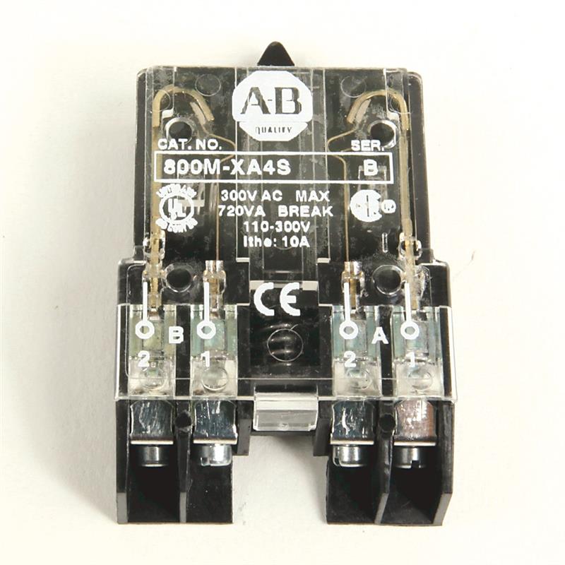 Allen Bradley 800M-XA4S 22mm Contact Block 800M PB Turkey