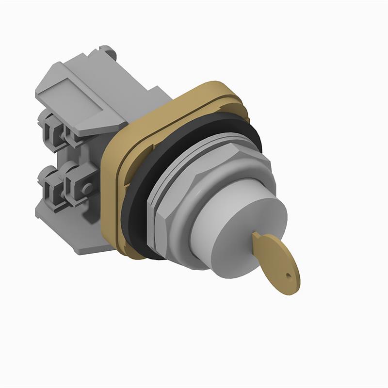 Allen Bradley 800T-E1433A 30 mm Cyl Lock Push-Button 800T PB Turkey