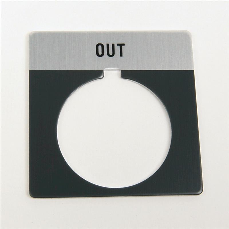 Allen Bradley 800T-X534 30mm 800T OUT Legend Plate Turkey