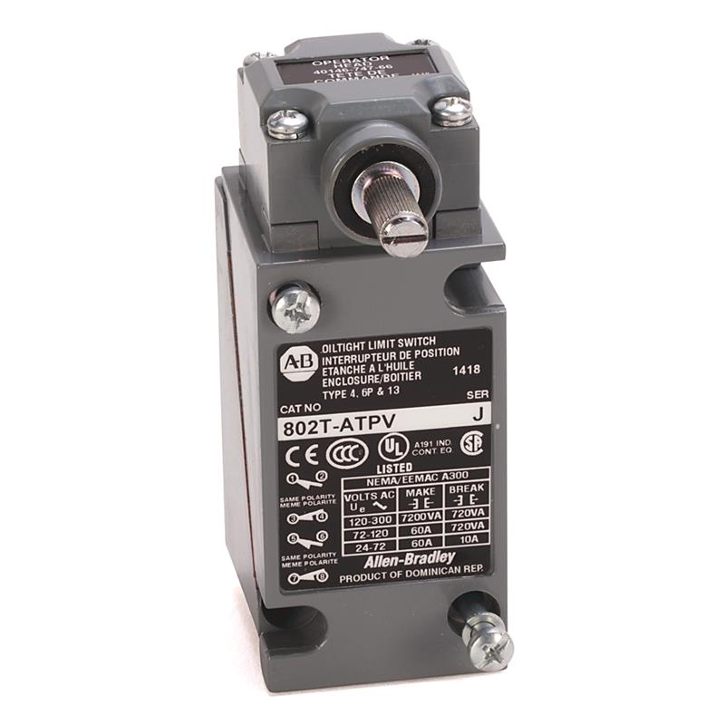 Allen Bradley 802T-ATPV Plug-In Oiltight Limit Switch Turkey