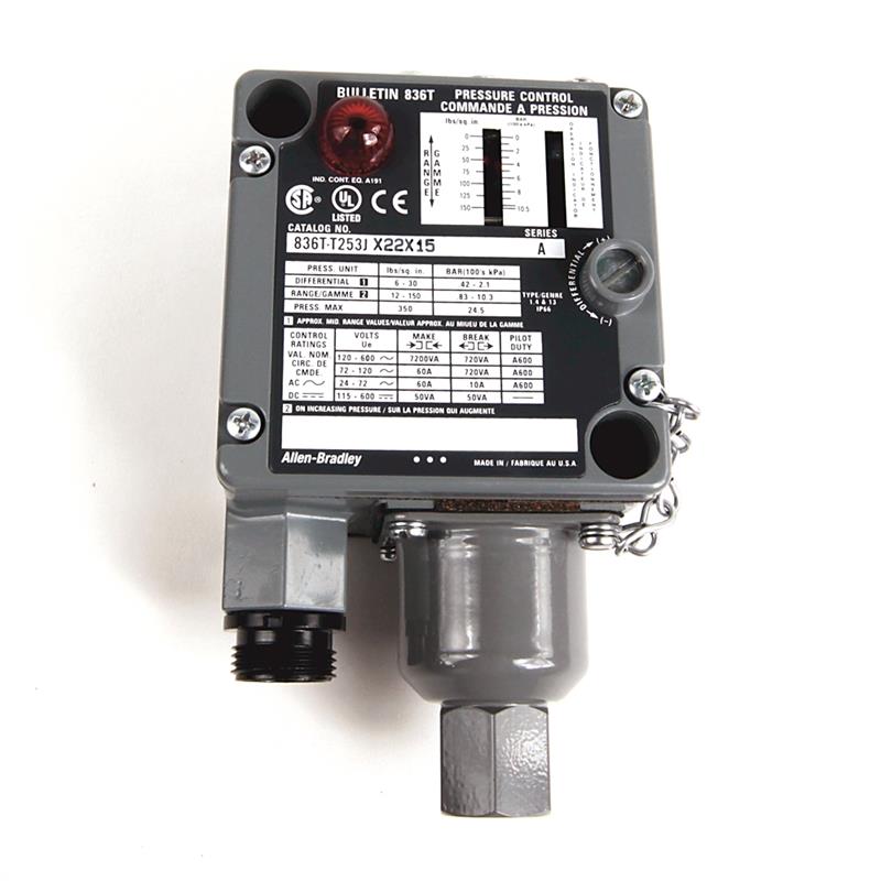 Allen Bradley 836T-T253JX22X15 Electro-Mech Pres Cntrl Sw Turkey