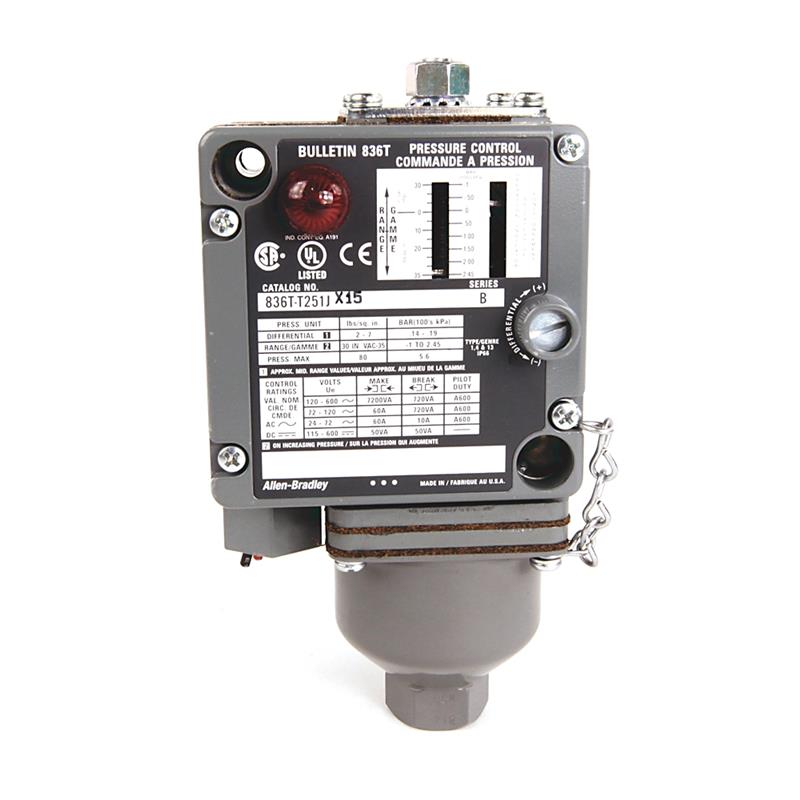 Allen Bradley 836T-T256J Electro-Mech Pres Cntrl Sw Turkey