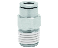 Norgren 101251448 Pneufit 10 Push-in fitting, Adaptor, Straight, 14mm, R1/2 Turkey