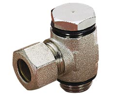 Norgren 43A510628 Compression fittings external nut, Assembly with seals, Elbow, 6mm, G1/4 Turkey