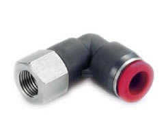 Norgren C01481028 Pneufit C Push-in fitting, Adaptor, 90° Swivel elbow female, 10mm, R1/4 Turkey