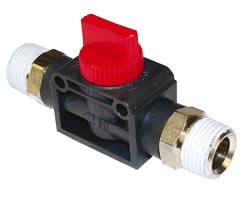 Norgren C01GG1818 Pneufit C Push-in fitting, 3/2 Shut-off valve, R1/8 Turkey