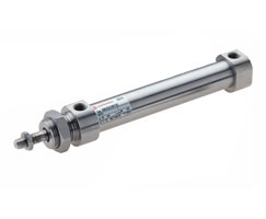 Norgren KM/8016/M/25 ISO roundline double acting stainless steel cylinder, 16mm diameter, 25mm stroke Turkey