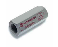 Norgren T60C3891 In-line excess flow shut-off valve, G3/8, 44psi Turkey