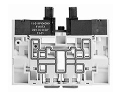 Norgren VM104511AB313B Valve slice, 5/2 Solenoid/solenoid, Internal feed valve 4mm PIF, Push only Turkey