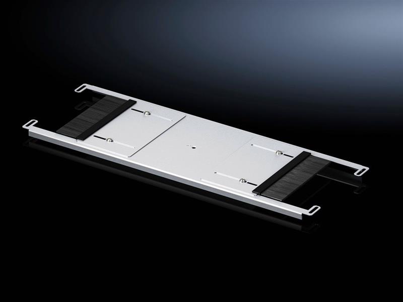 Rittal VX 5301.348 Gland plate module for cable entry, for VX IT, adjustable opening and brush strips on each side, for enclosure width 800 mm, module: sheet steel, zinc-plated Turkey