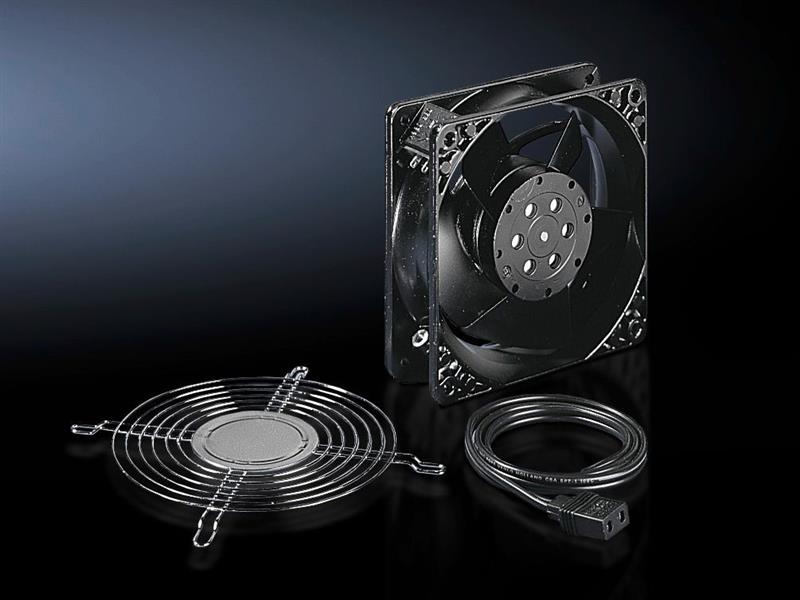 Rittal SK 7980.100 DK Fan expansion kit, for use as a stand-alone fan, and for upgrading various fan units or to supplement the fan mounting plate, WxHxD: 119x119x25 mm, 230 V, 1 ~, 50/60 Hz Turkey