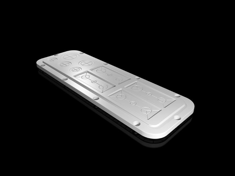 Rittal SZ 2563.200 SZ Plastic gland plates, for AX, for cable entry, modular, pre-punched, WD: 447x149 mm, for gland plates size 3 Turkey