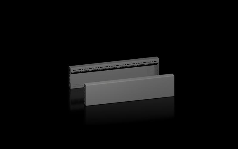 Rittal VX 8660.033 VX base/plinth trim panel, side, H: 100 mm, for D: 600 mm, sheet steel Turkey