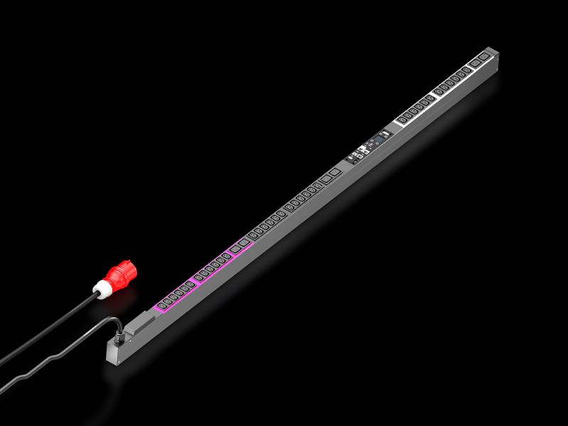 Rittal DK 7979.540 DK PDU metered+, compact basic power distribution incl energy measurement per output slot, with network interface and display, WLD: 44x1895x70 mm, IEC 60 320: 36x C13 + 6x C19 Turkey