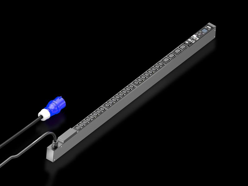 Rittal DK 7979.515 DK PDU metered+, compact basic power distribution incl energy measurement per output slot, with network interface and display, WLD: 44x1295x70 mm, IEC 60 320: 24x C13, 4x C19 Turkey