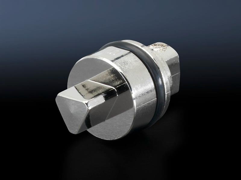 Rittal SZ 2463.000 SZ Lock insert, version A, Die-cast zinc, 8 mm triangular, L: 27 mm Turkey