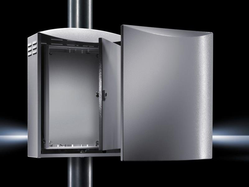 Rittal CS 9791.015 CS Wall-mounted enclosure, WHD: 370x522x210 mm, aluminum, with mounting plate, Enclosure-within-an-enclosure concept Turkey