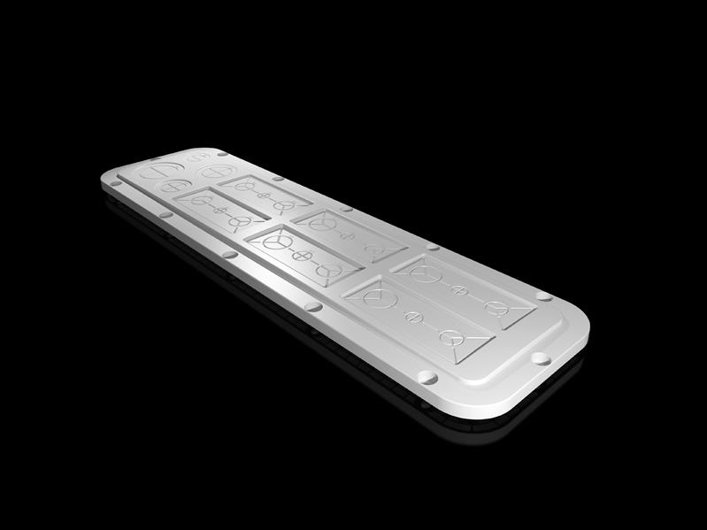 Rittal SZ 2564.200 SZ Plastic gland plates, for AX, for cable entry, modular, pre-punched, WD: 534x149 mm, for gland plates size 4 Turkey