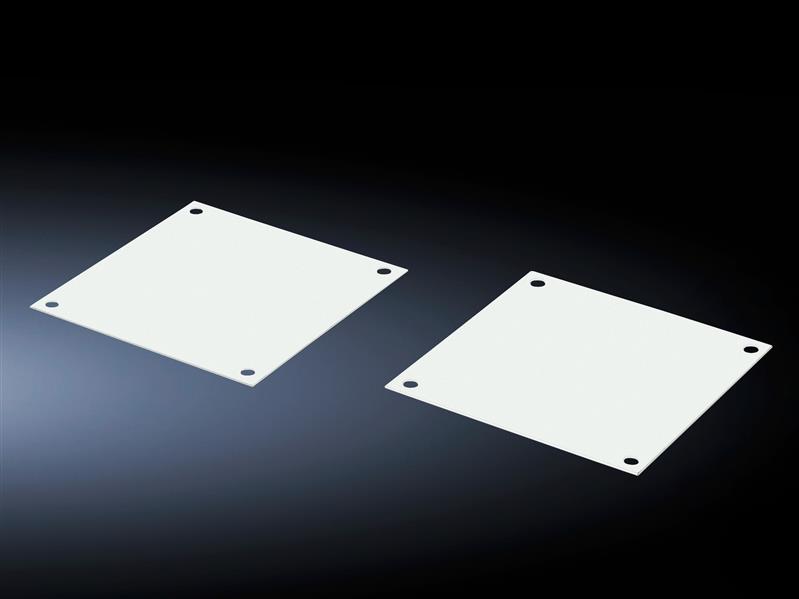 Rittal DK 7507.760 SK Cover plates for fan panels, for Flatbox, sheet steel, RAL 7035 Turkey