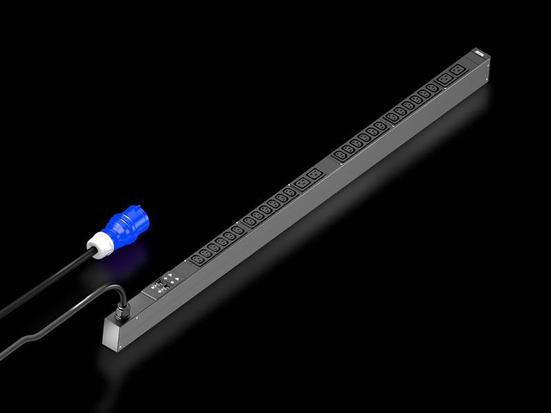 Rittal DK 7979.116 PDU basic 32A/1P CEE 24xC13+4xC19, DK PDU basic, Compact basic power distributor, WHD: 44x1295x70 mm, IEC 60 320: 24x C13, 4x C19 Turkey