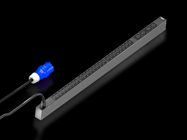 Rittal DK 7979.115 PDU basic 16A/1P CEE 24xC13+4xC19, DK PDU basic, Compact basic power distributor, WHD: 44x1095x70 mm, IEC 60 320: 24x C13, 4x C19 Turkey