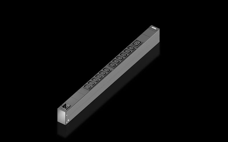 Rittal DK 7979.117 DK PDU basic, compact basic power distribution, WLD: 44x695x70, IEC 60320: 12 x C13, 1 x C19, 230 V, 1~, 16A, IEC C20 Turkey