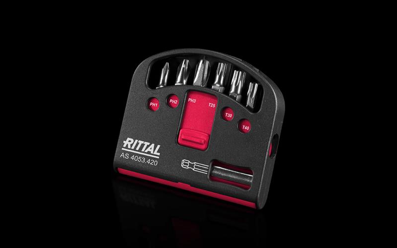 Rittal AS 4053.420 Industrial bit set for cordless screwdriver with bit holder Turkey