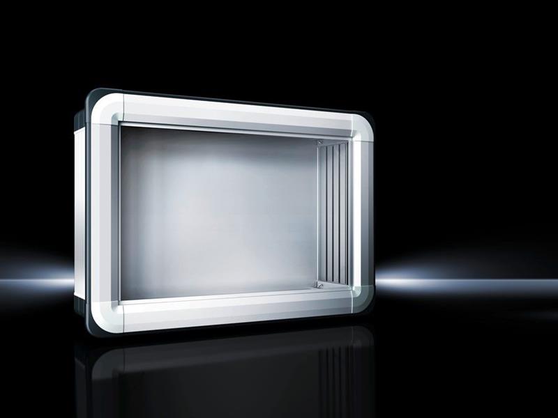 Rittal CP 6372.552 CP Compact Panel, for front panel BH 520x500 mm, installation depth 152 mm, Extruded aluminum section, Support arm connection Ø 130 mm, Hinged rear panel with cam Turkey
