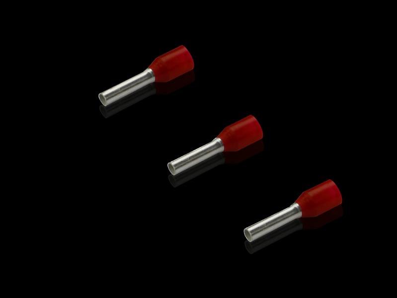 Rittal AS 4050.773 Wire end ferrules for wire processing, 15 mm², AWG 16, 8 mm, red, loose, 500 pcs Turkey