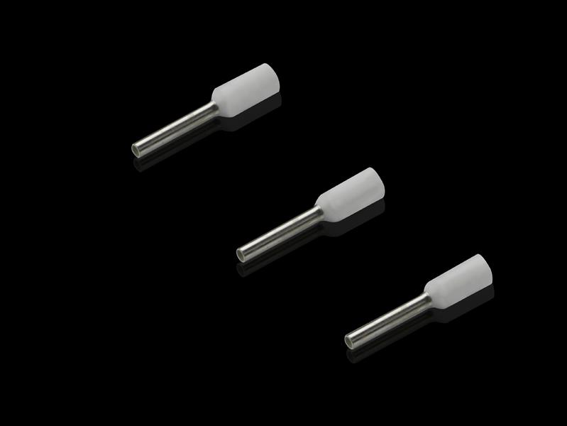 Rittal AS 4050.730 Wire end ferrules for wire processing, 05 mm², white, loose, 8 mm Turkey