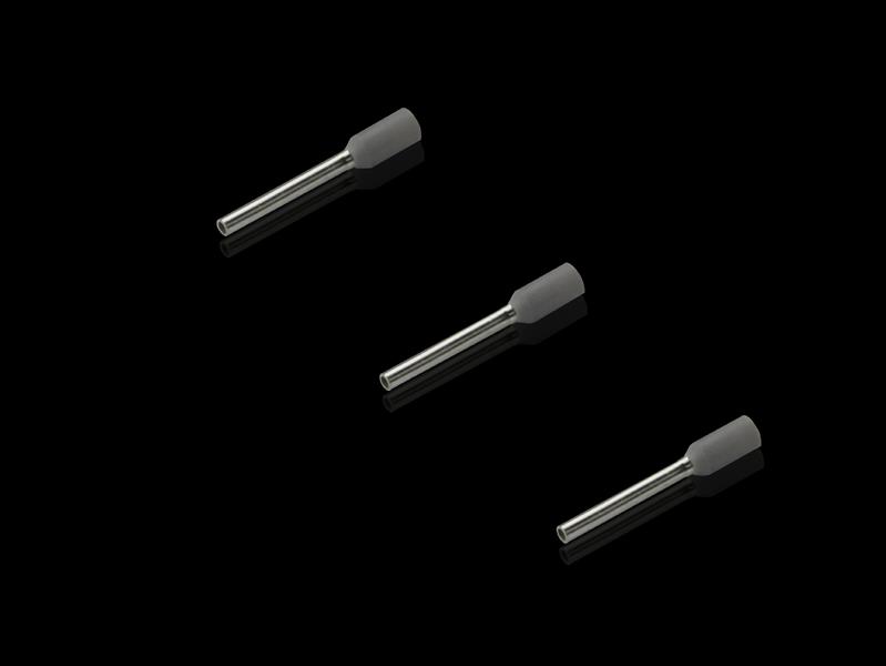 Rittal AS 4050.752 Wire end ferrules for manual preassembly, 014 mm², AWG 26, 8 mm, grey, loosely packed, 500 pc(s) Turkey